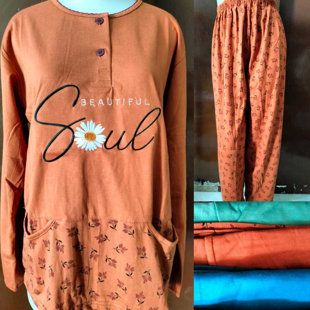 Baby Doll Lengan Panjang AMRO Label PUTIH/babydoll PP Dewasa/babydoll remaja