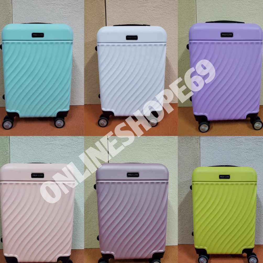 KODE G59G Koper fiber 2inci Bisa pengiriman instan koper polo koper roda empat koper polo explay kop