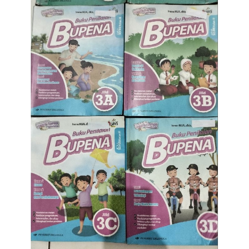 

Buku bupena kelas 3 a b c d erlangga original kondisi bagus seken