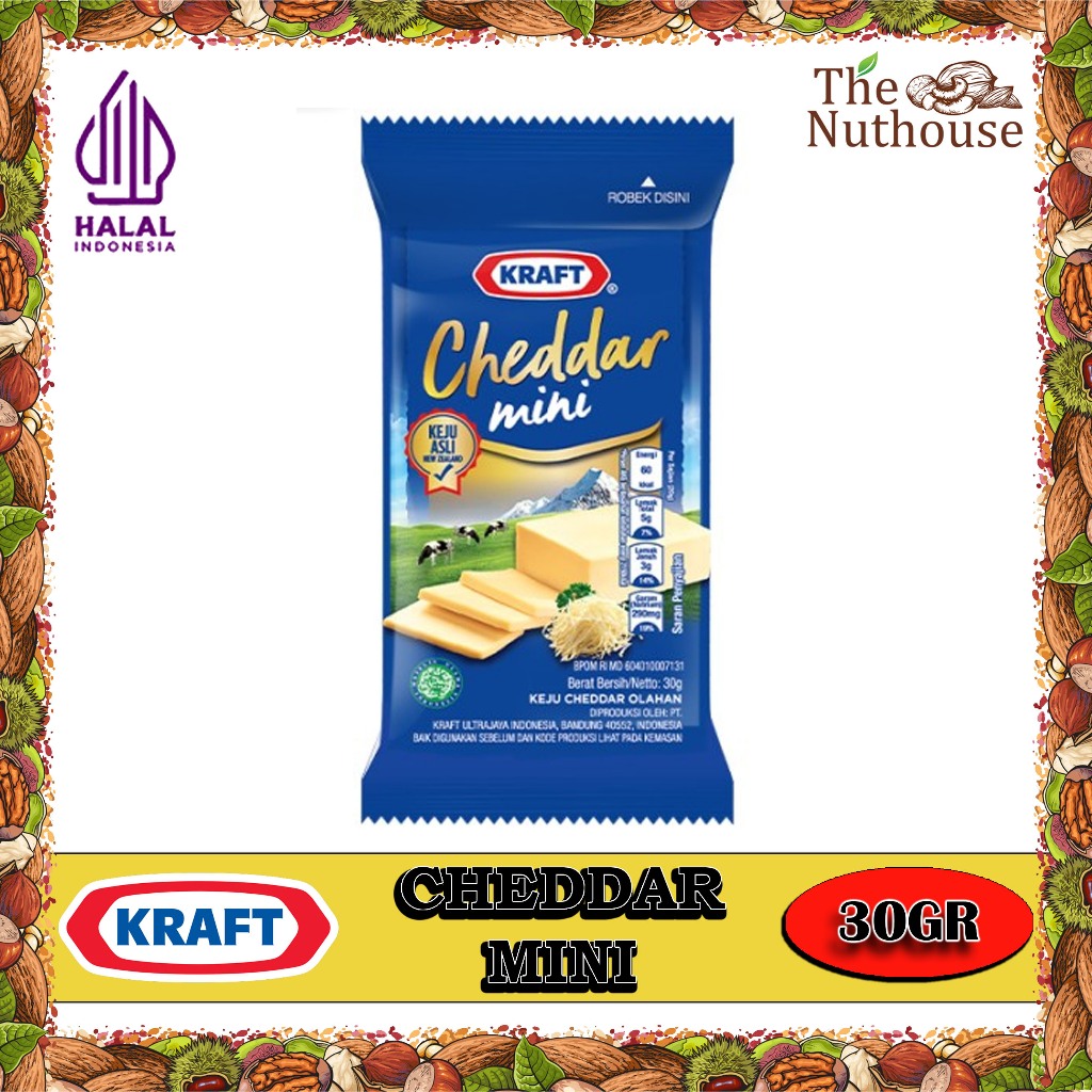 

KRAFT Cheese / Keju Cheddar Mini 30gr