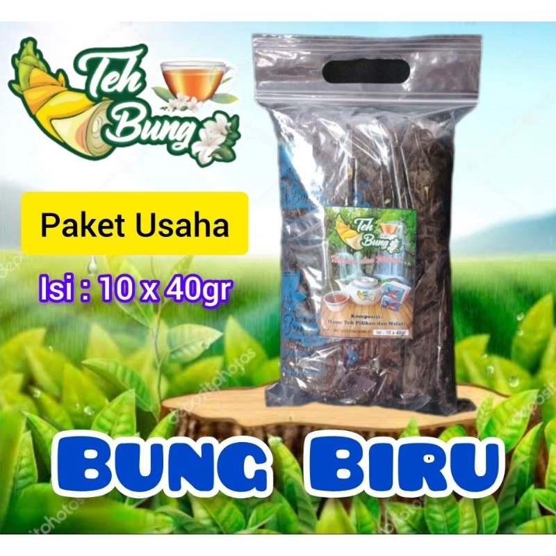 

Paket Usaha (Bung Biru) 1 pak isi 10 Bungkus (1 Bungkus teh untuk 5 liter air)