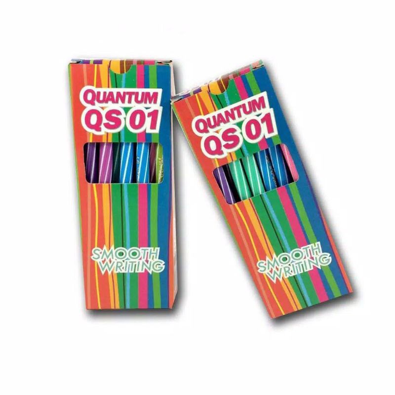 

MURRRMERRR Pulpen Quantum QS 1 Tinta Hitam 5 mm Per Lusin
