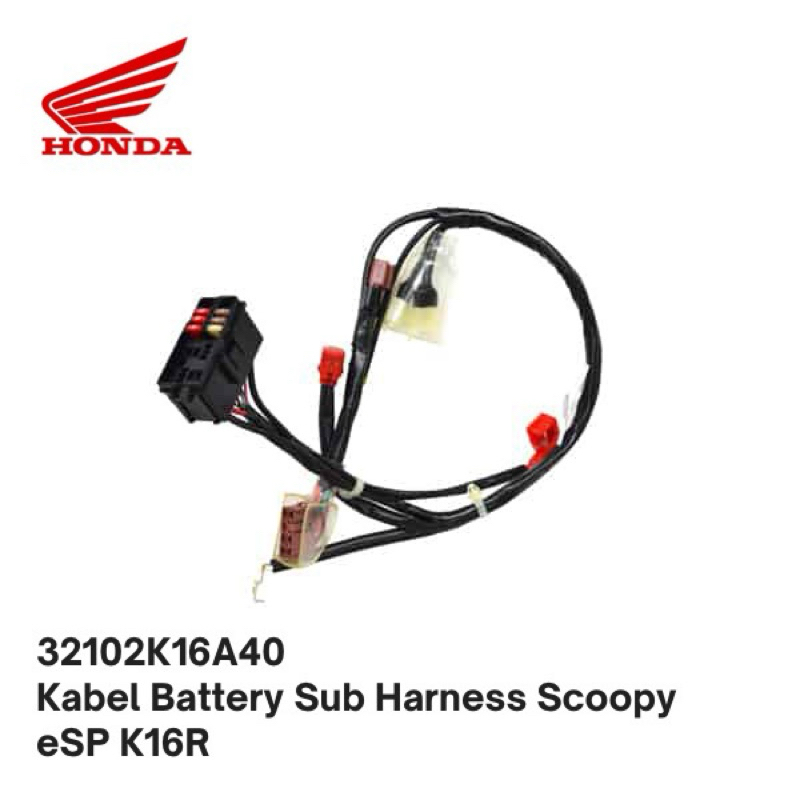 32102K16A40 Kabel Battery Sub Harness Scoopy eSP K16R