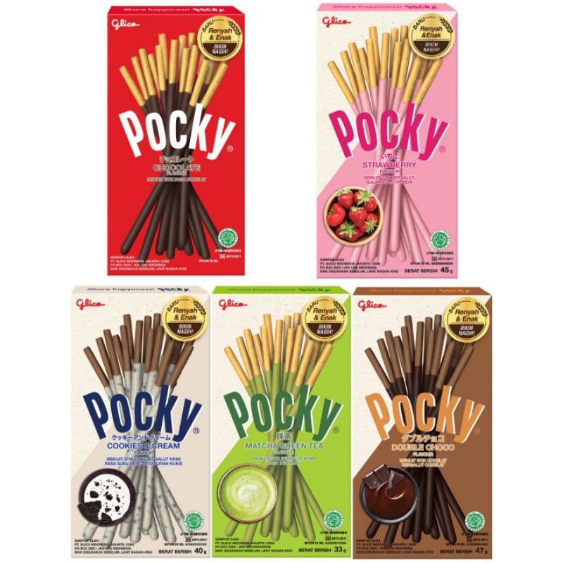 

2 PCS - GLICO POCKY BISKUIT STIK 45 GRAM