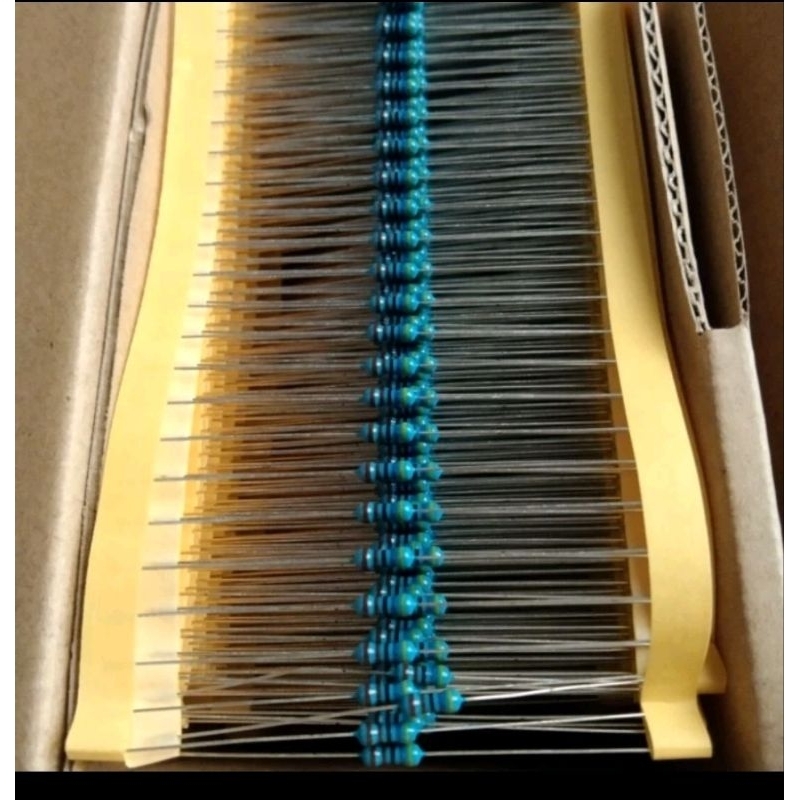 resistor 1/4watt metalfilm original taiwan nilai 1ohm-91ohm 1r 2r2 3r3 3r9 4r7 1ohm 2,2ohm 3,3ohm 3,
