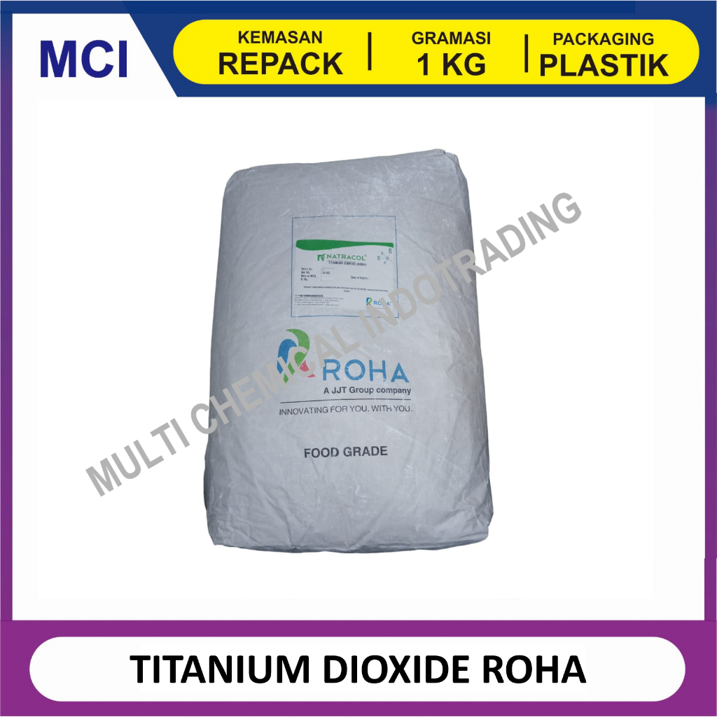 

NATRACOL TITANIUM DIOXIDE FOOD GRADE ROHA - 1 KG