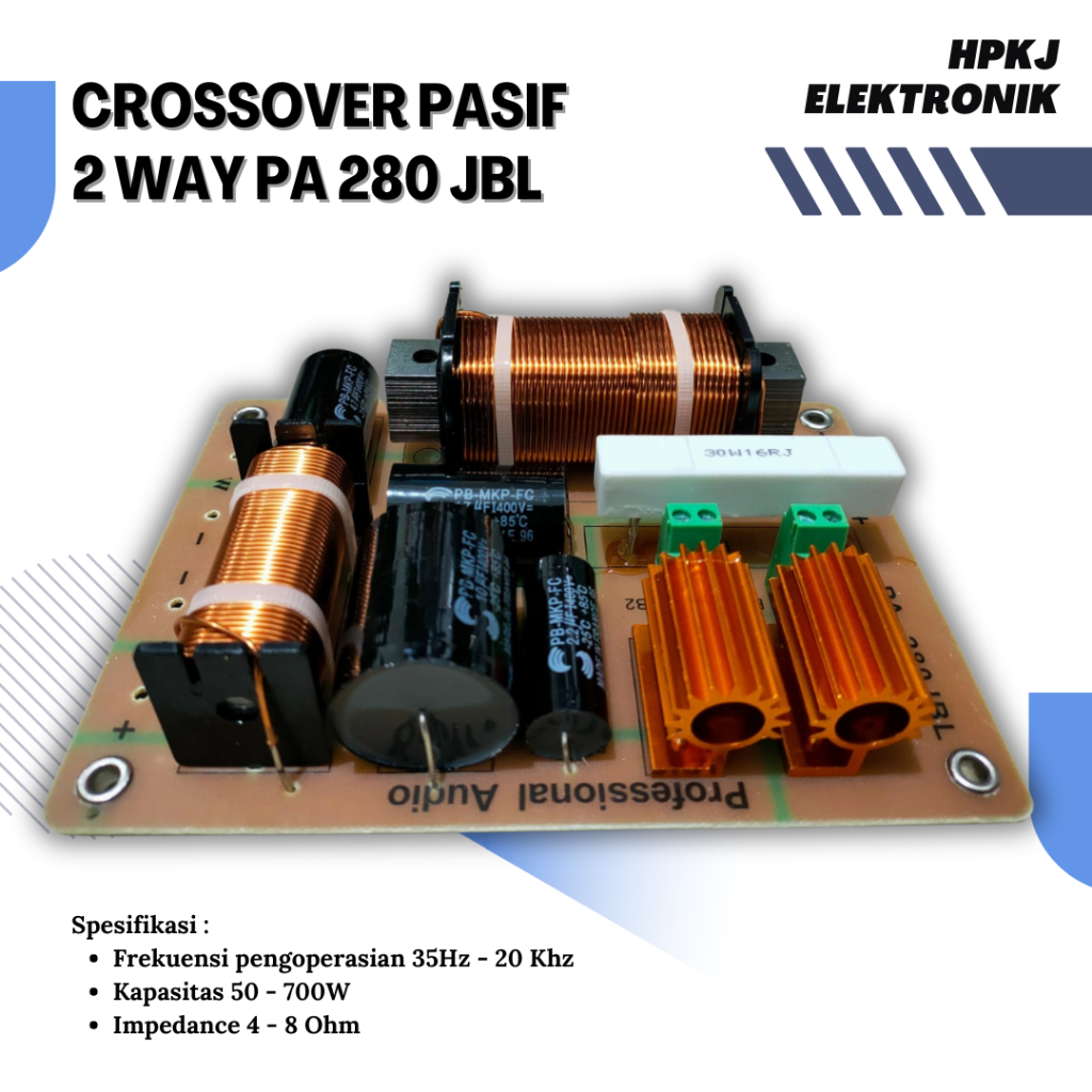 CROSSOVER PASIF 2 WAY PA - 280 JBL crosover pasif 2way PA-280 jbl
