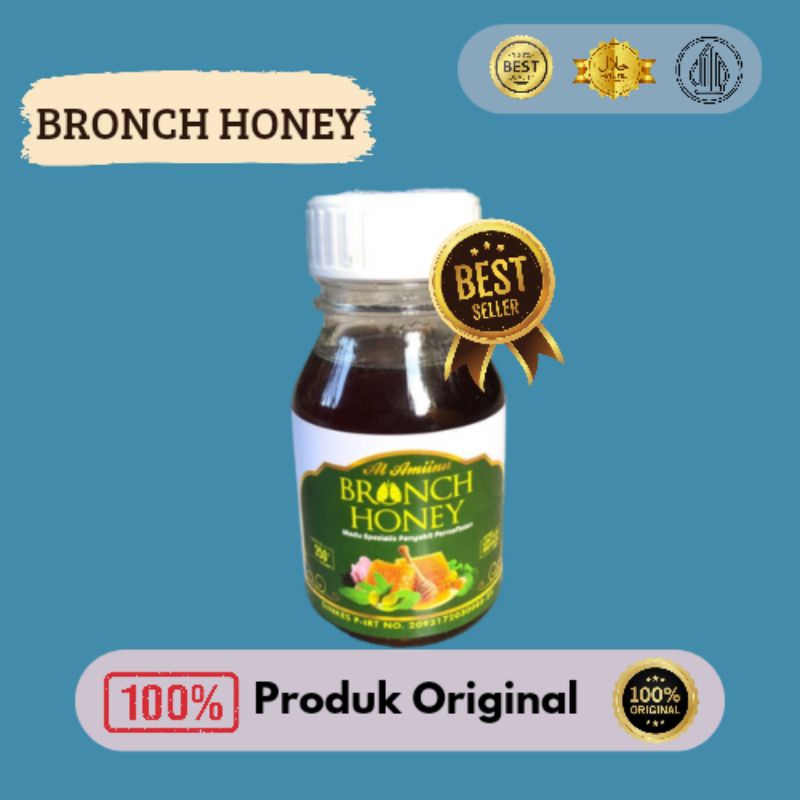 

AL AMIINU "BRONCH HONEY" MADU SPESIALIS PENYAKIT PERNAPASAN. Netto 350 gram.