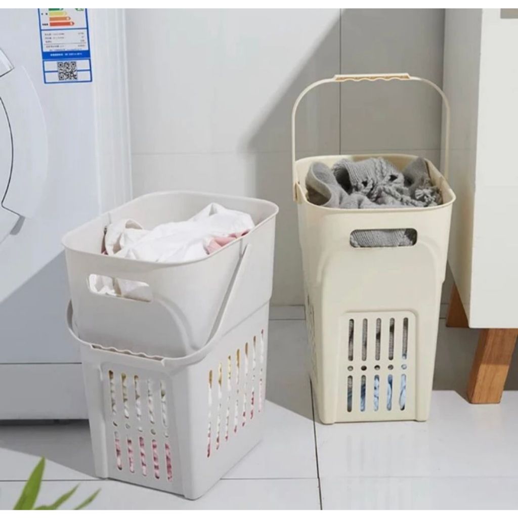 Keranjang Baju Plastik / Keranjang Pakaian Plastik / Keranjang Baju Kotor / Keranjang Laundry