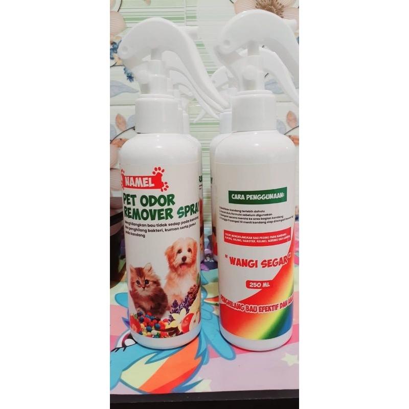 NAMEL PET ODOR REMOVER SPRAY PENGHILANG BAU PESING DAN BEKAS KOTORAN PADA KANDANG KUCING, ANJING, HA
