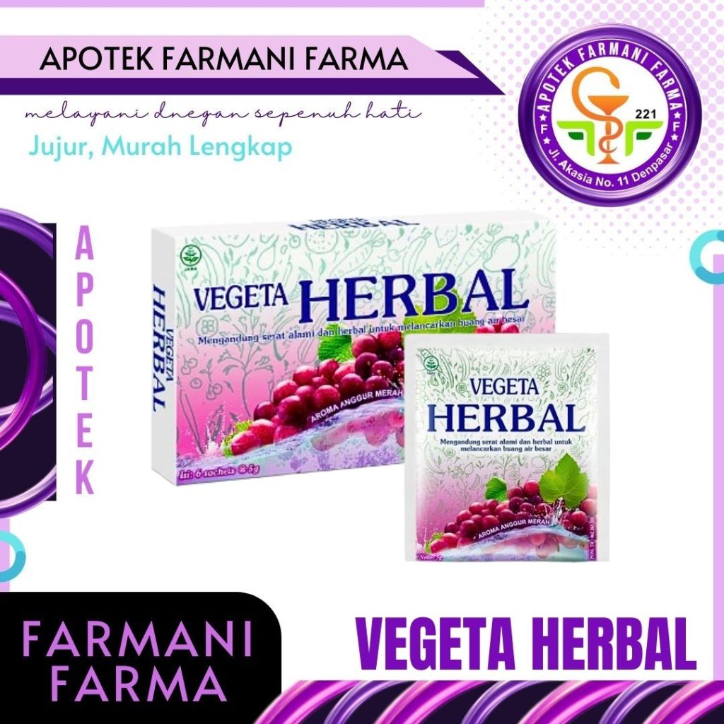 

Vegeta Herbal Rasa Anggur / Sembelit / Minuman Serat