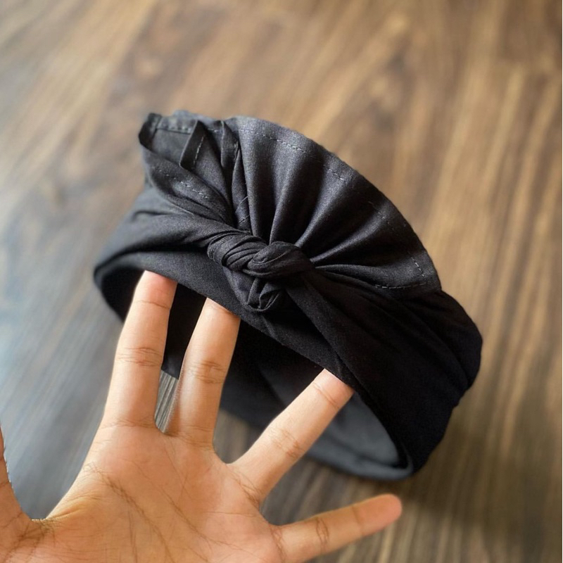 udeng hitam polos rimpit