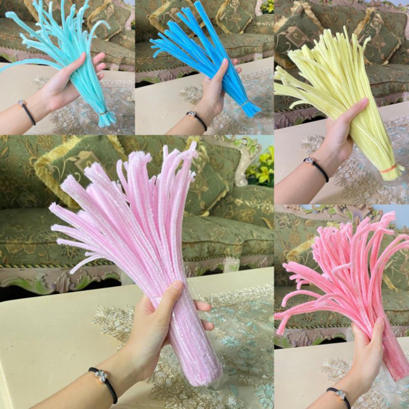 BISA MIX | 25 PCS KAWAT BULU PASTEL COLORS