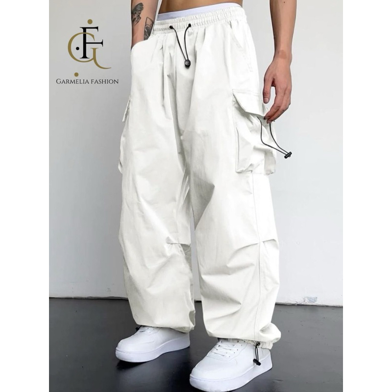 Casual Hip-Hop Pants New Arival Baggy pants Celana Panjang Cargo Pants Pria Oversize Korean Style
