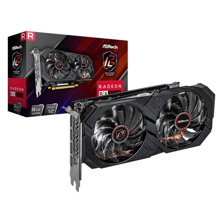 VGA ASRock AMD Radeon RX 570 Phantom Gaming Elite 8GB GDDR5 - ASRock RX570 8GB