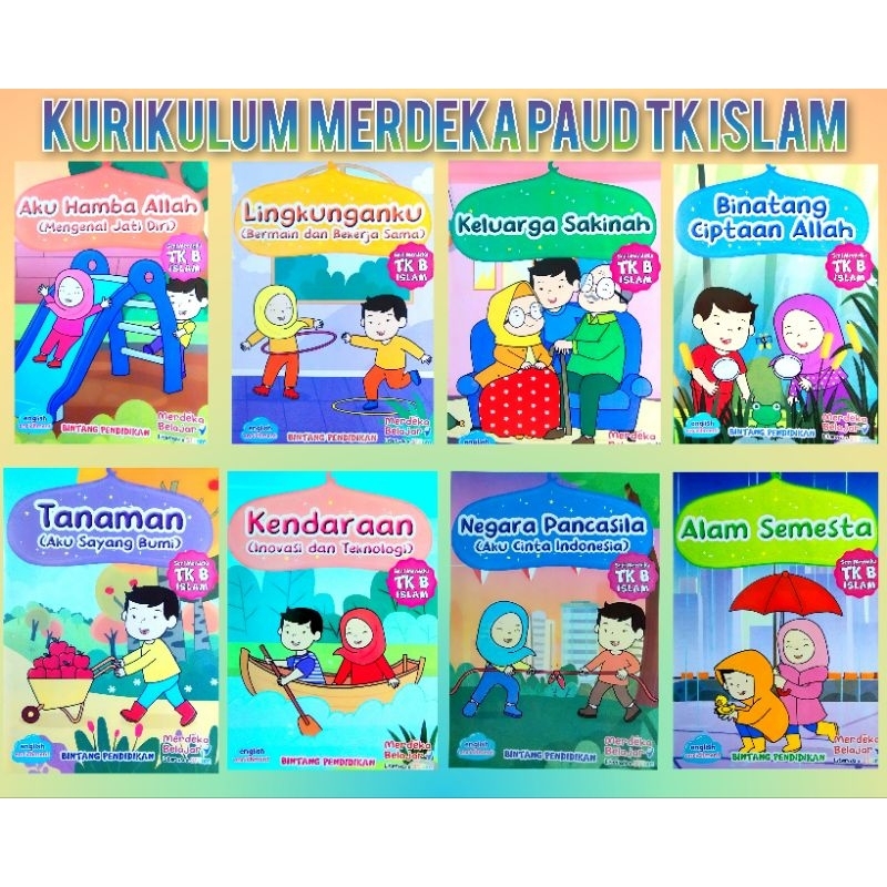 Buku Paket Kurikulum Merdeka Paud TK Islam