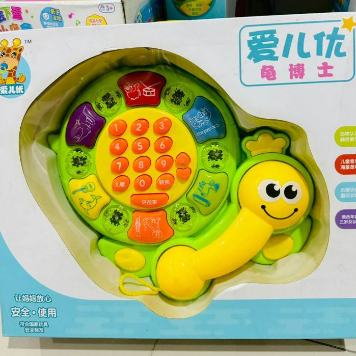 Mainan Telepon Siput- Mainan Telepon Anak siput lucu