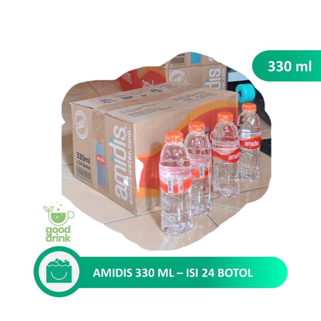 

Amidis Air Mineral 1 Dus Isi 24 Kemasan Botol 330 ml