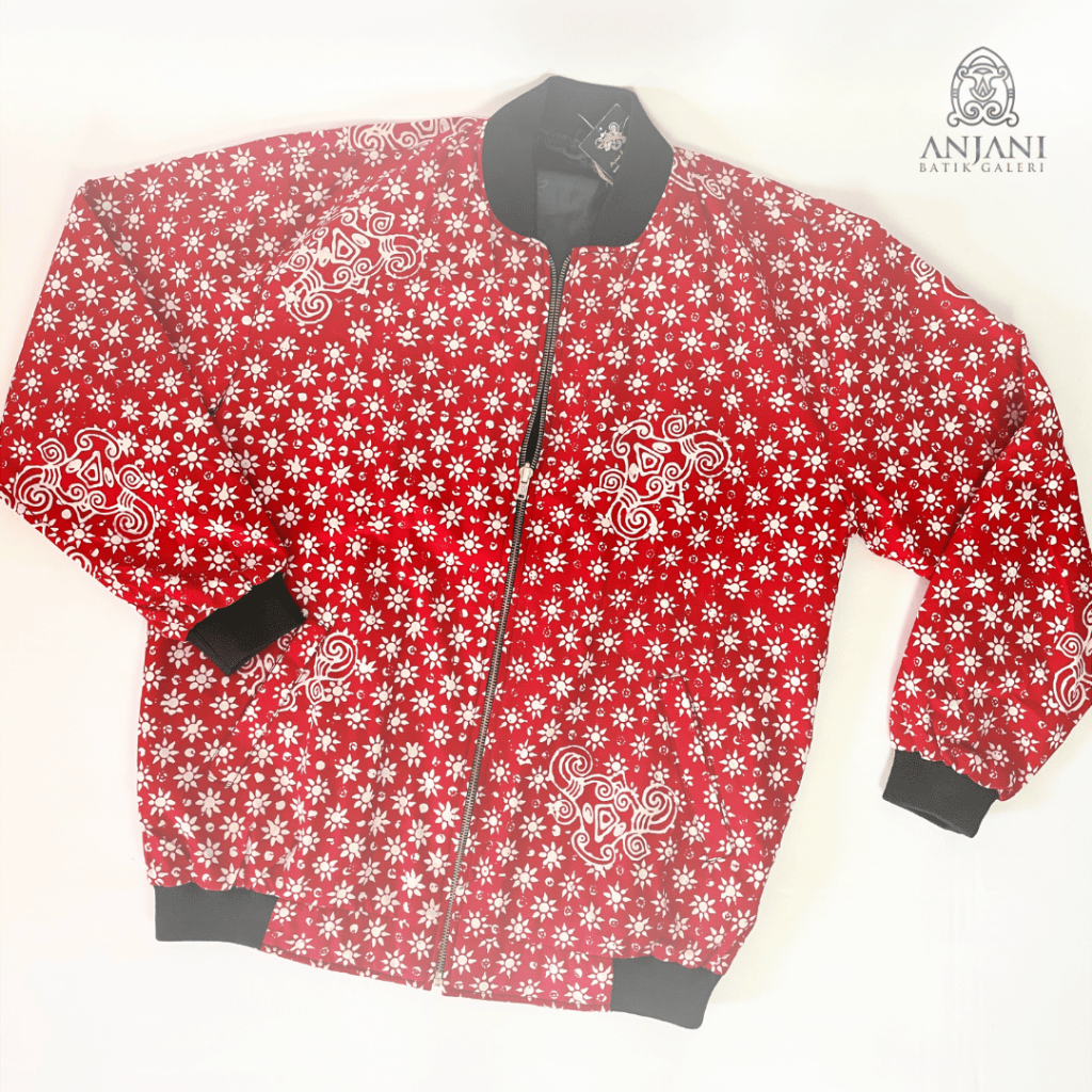 Jaket Bomber Batik Banteng Agung - Anjani Batik Galeri