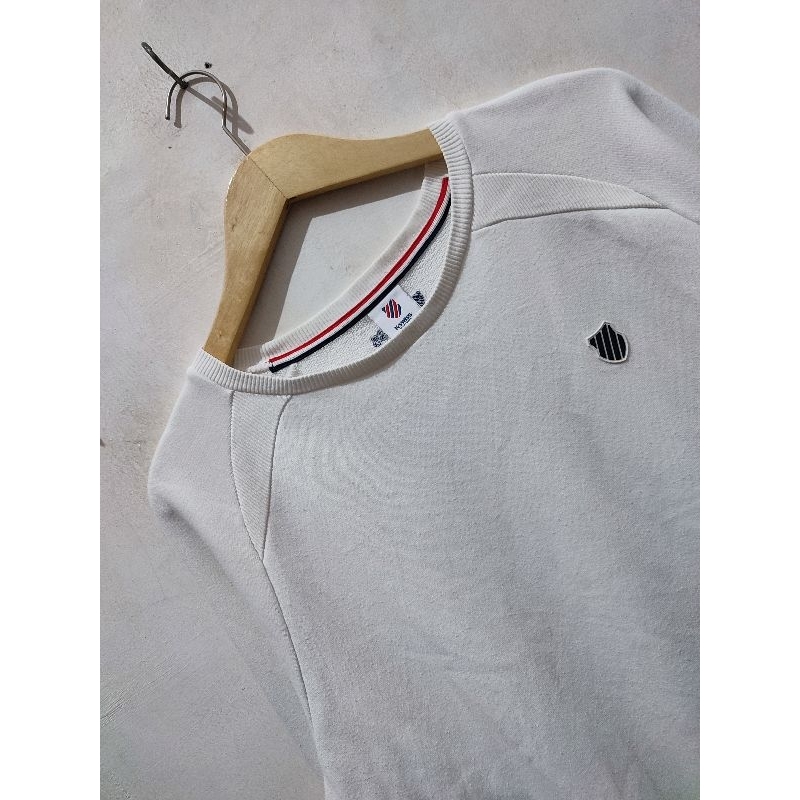 Crewneck K-Swiss Basic Putih