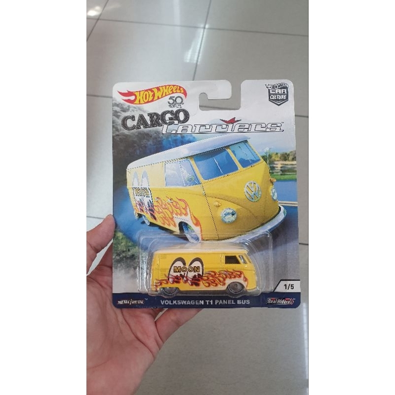 hotwheels vw t1 panel bus cargo