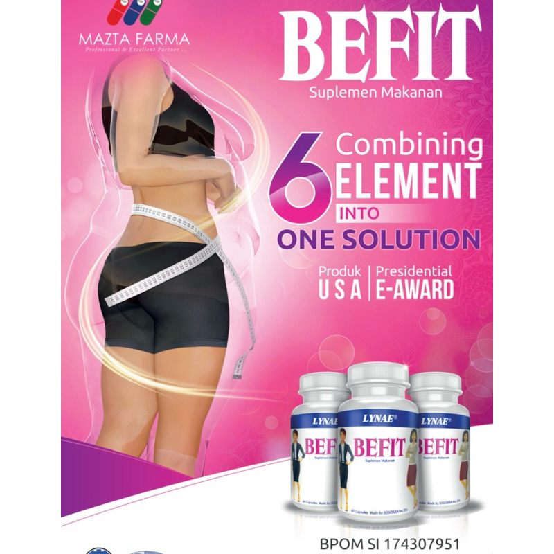 Befit isi 60 untuk diet slimming lynae befit