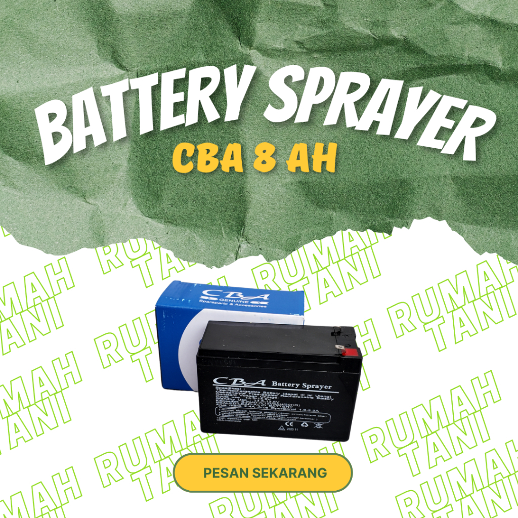 aki sprayer elektrik original 12v 8ah, 12v 9ah, 12v 12ah