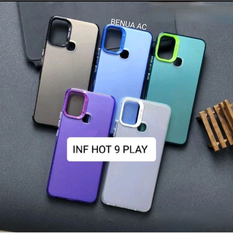 SOFTCASE INFINIX HOT 9/ HOT 9 PLAY CASE IMD HYBRID PLATE HOLOGRAM
