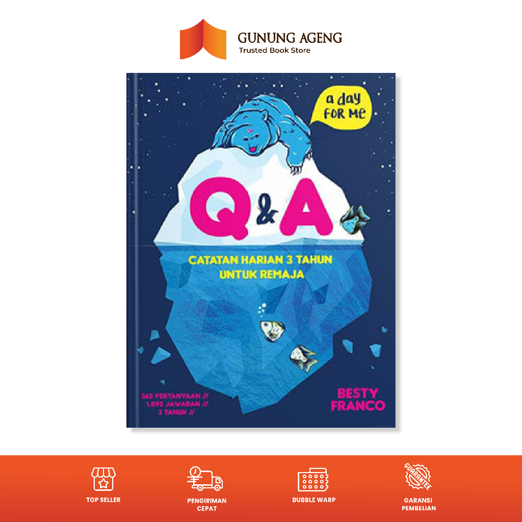 

Renebook - Q&A A Day for Me (HC)- Catatan Harian 3 Tahun untuk Remaja - Besty Franco (Free Bubble Wrap)