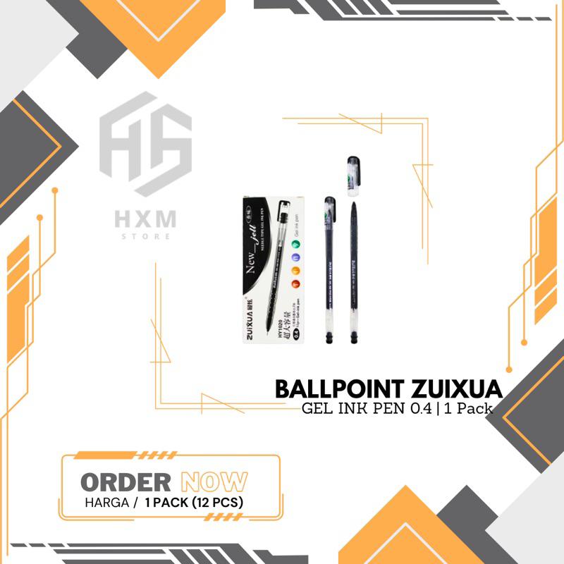 

Ballpoint / Pulpen Gel Zuixua 1 Pack [12 pcs]