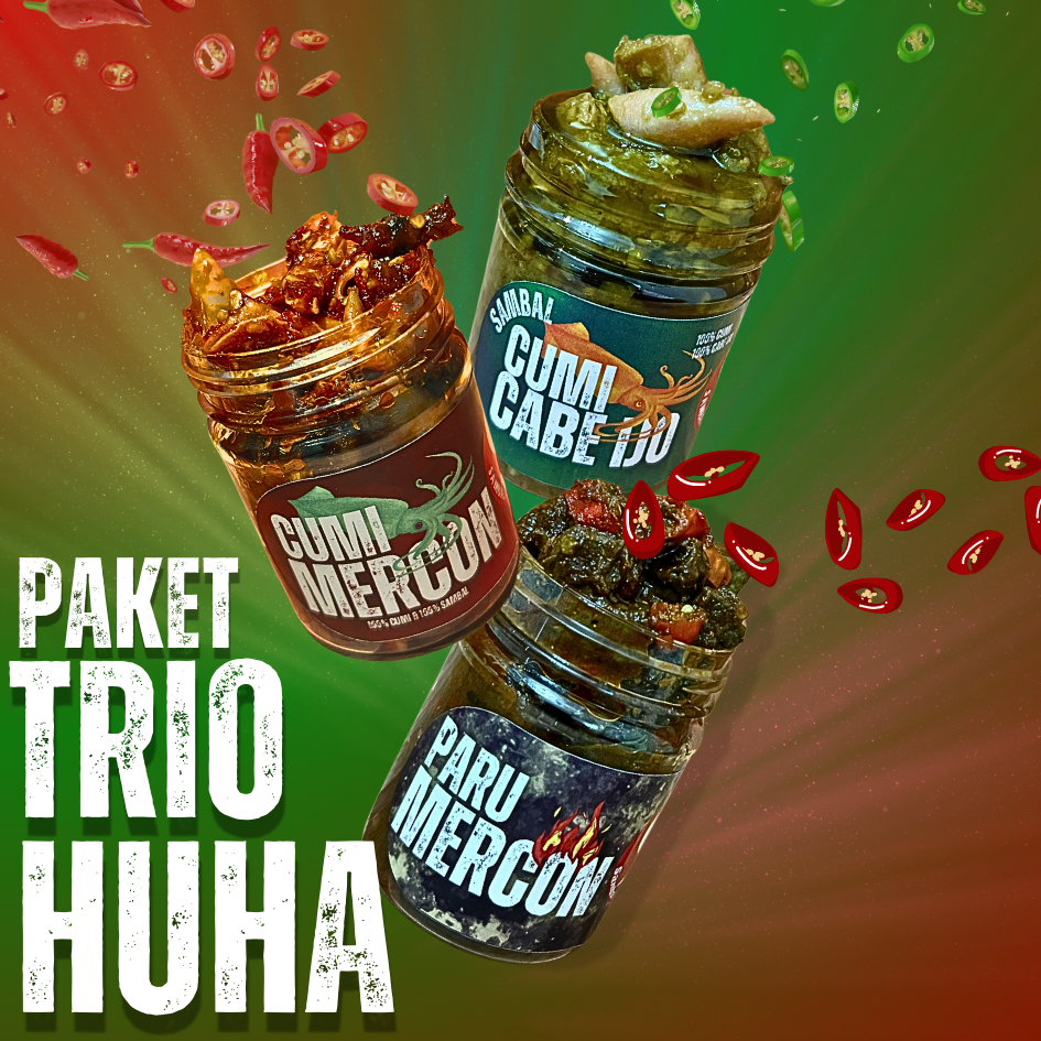 

Paket Trio Huha (Mix Varian) - Sambal Nyonya Dhiny