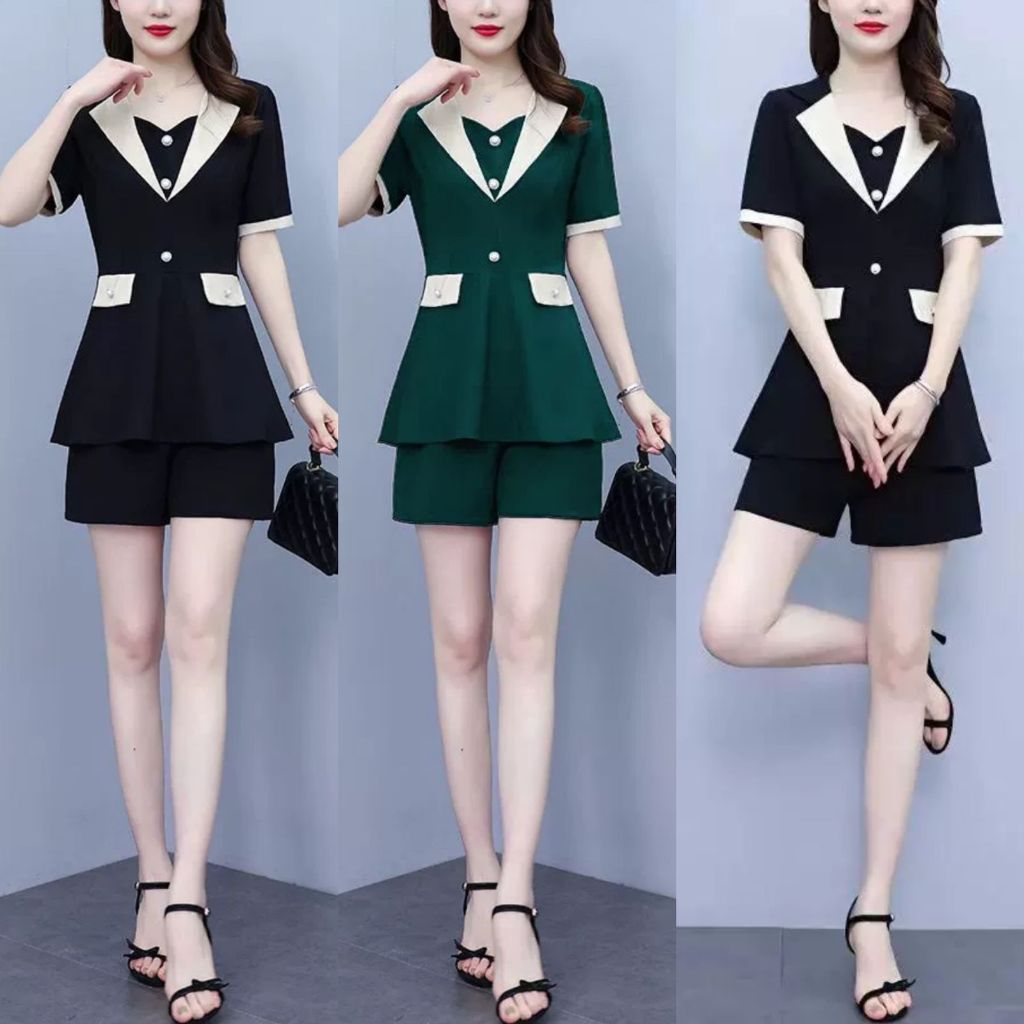 DAFASHIONSHOP / Setelan / Baju / Baju One Set Wanita Kekinian Korea / Stelan Baju Wanita Kekinian