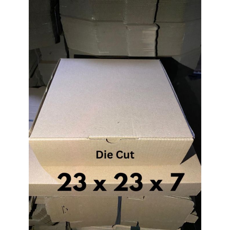 

Kardus DIE CUT/ dus pizza polos uk (23x23x7) cm