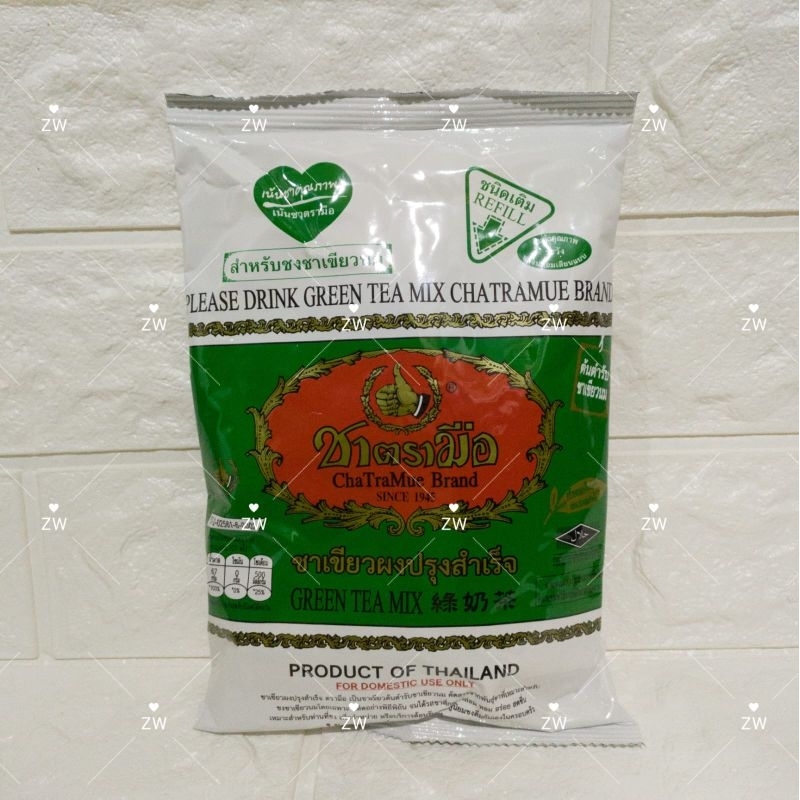 

Teh Thailand Drink Green Tea Mix Chatramue Brand Thai Tea 200g Exp 2027