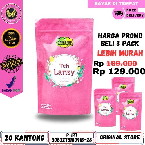 

Teh Celup Lansy 3 Pack Teh Daun Kelor Daun Katuk Mempelancar Asi Booster Menyusui Original