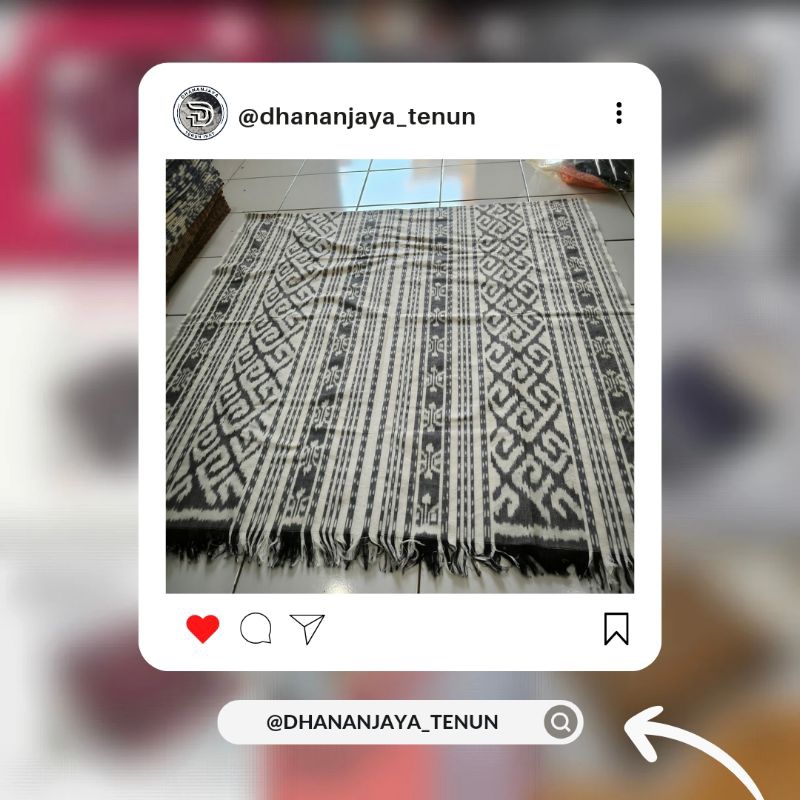 Dhananjaya_Tenun - Kain Tenun Lurik Putih, Tenun Blanket Lurik, Tenun Toraja, Kain Tenun Halusan