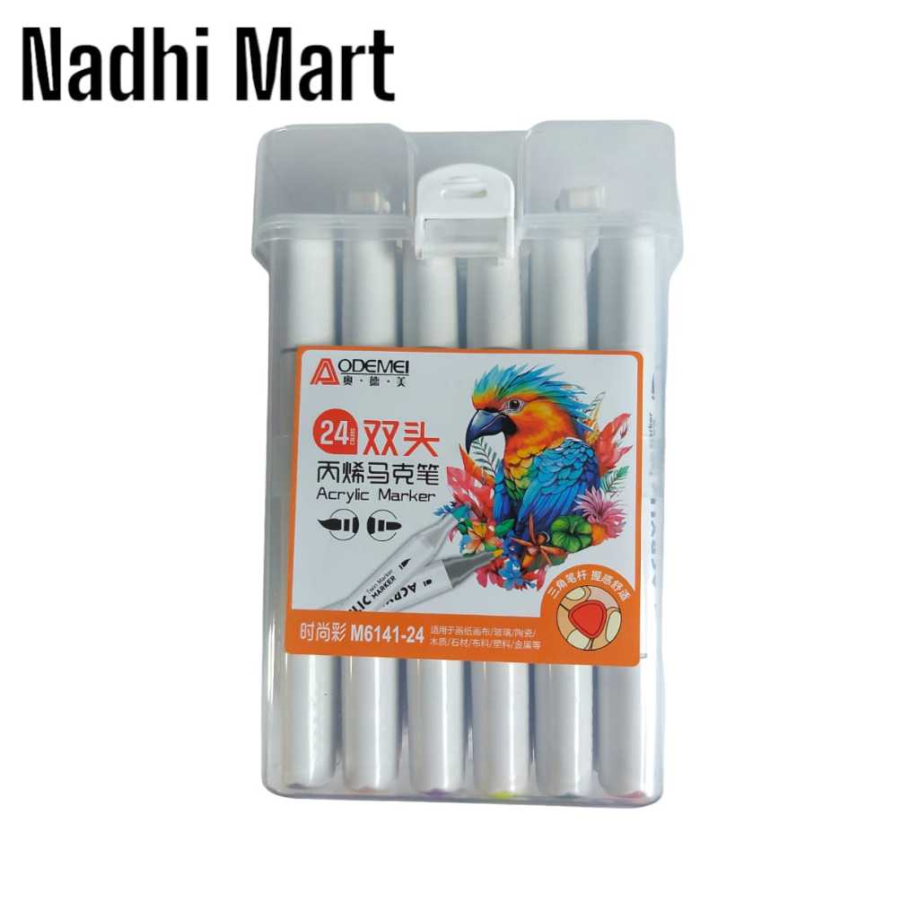 

AC MARKER AODEMEI M6141 / SPIDOL AKRILIK MARKER 24 WARNA / SPIDOL AKRILIK 36 WARNA