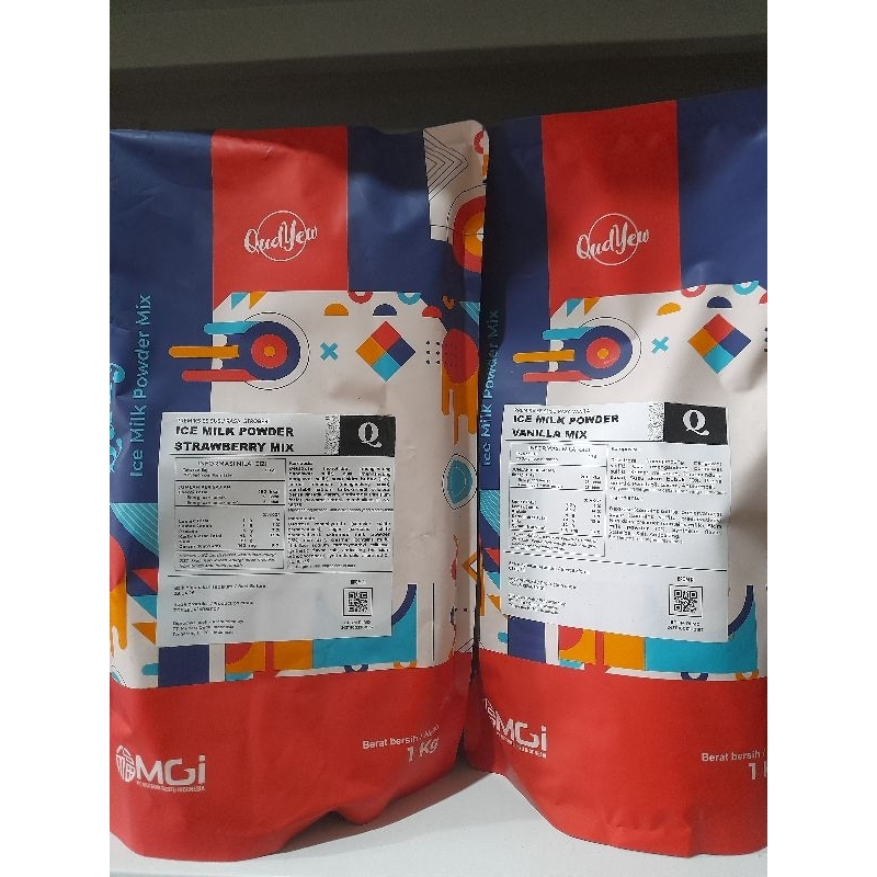 

POWDER QUDYEW SOFT ICE CREAM 1 KG/ BUBUK QUDYEW ES KRIM 1 KG