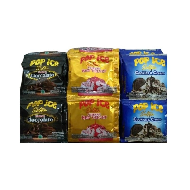 

(RENCENG) Pop Ice SULTAN Aneka Rasa Isi 10pcs