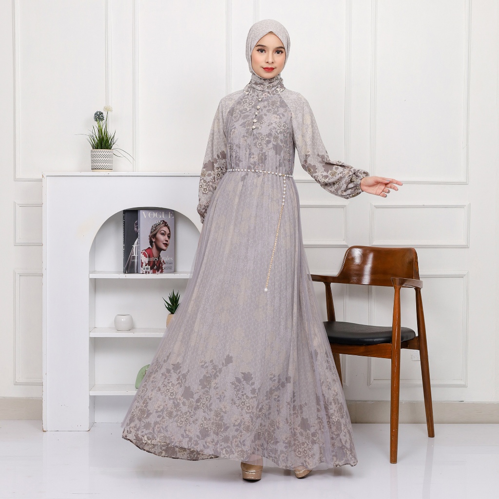Gamis Maxy Dress Ceruti CRT Yanti