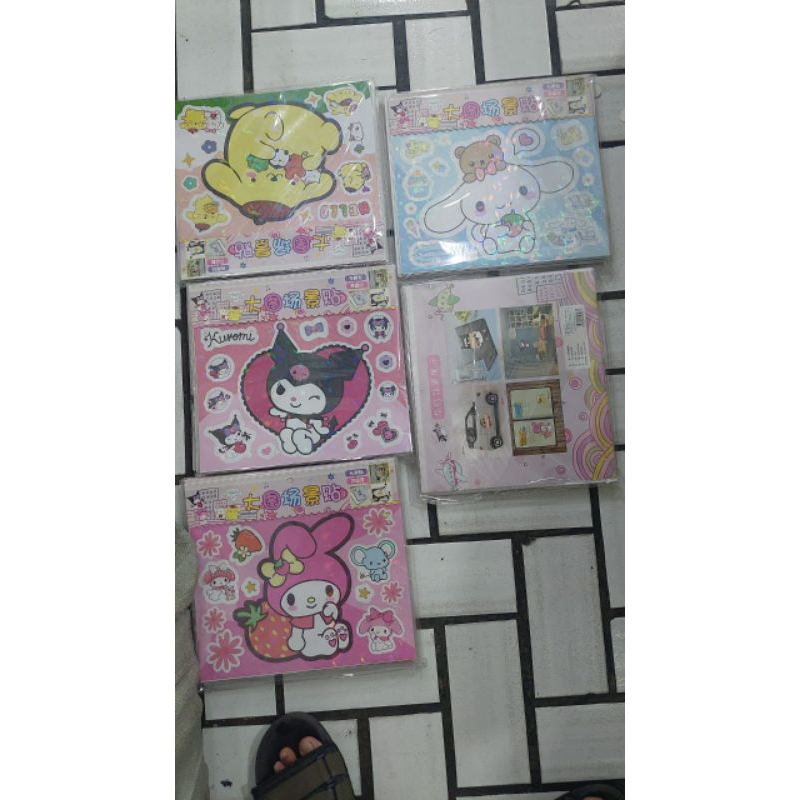

1PAK ISI 20PCS STICKER JUMBO SANRIO HOLOGRAM STICKER MOBIL MOTOR SANRIO HOLOGRAM STICKER SERBAGUNA JUMBO SANRIO