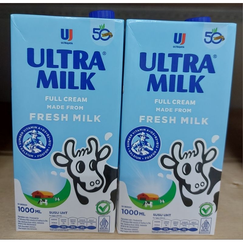 

ULTRA MILK Susu UHT Full Cream 1liter