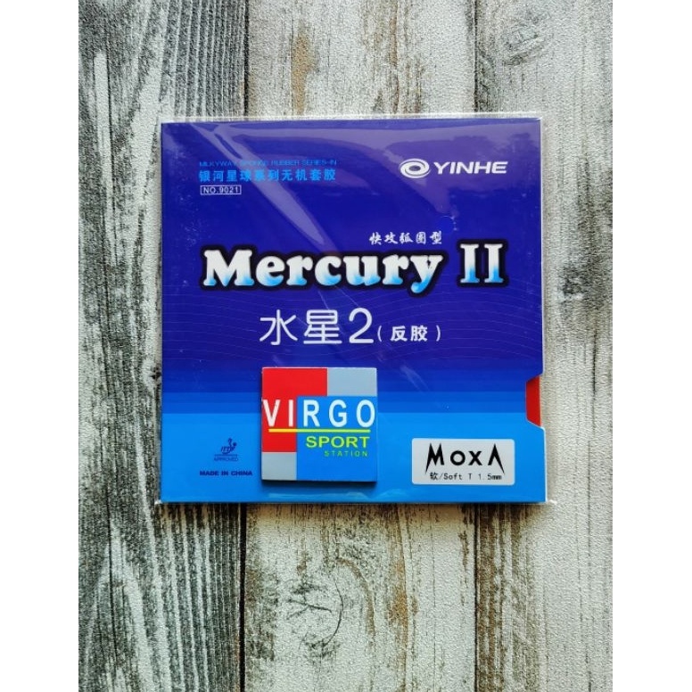 KODE S35D Yinhe Mercury ll spon tipis karet rubber bat bet pingpong mercury ll sponge tipis
