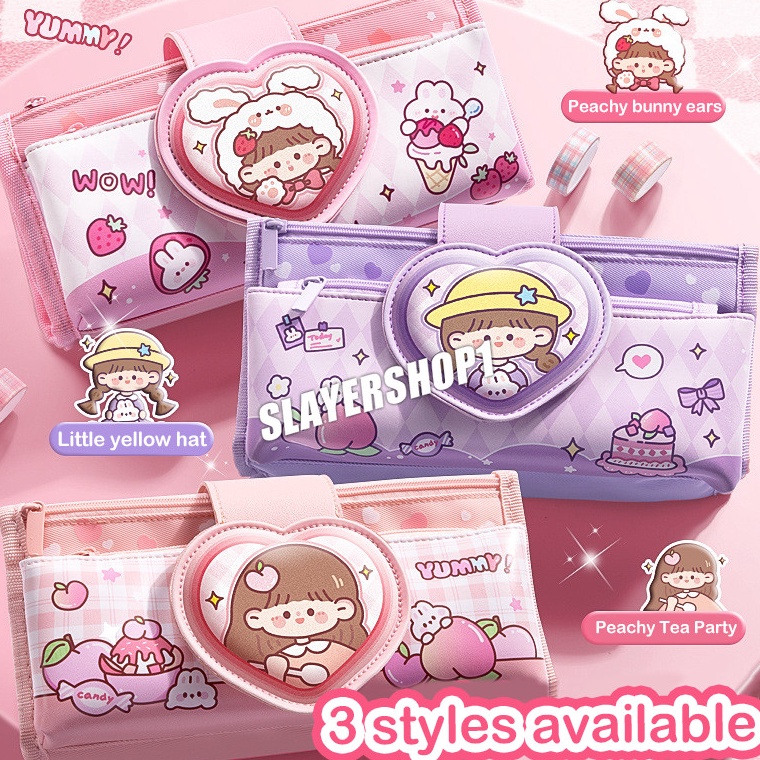 

KODE E6K8 Kotak Pensil Lucu Pink Anak BYC