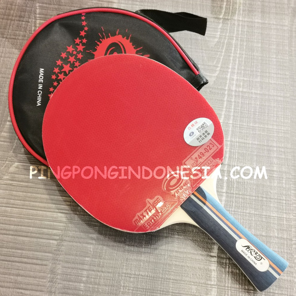 KODE V27J Yinhe 1B  Bet Premade Pingpong Blade Jadi Raket Tenis Meja Bat Rakitan 1 B Karet Rubber