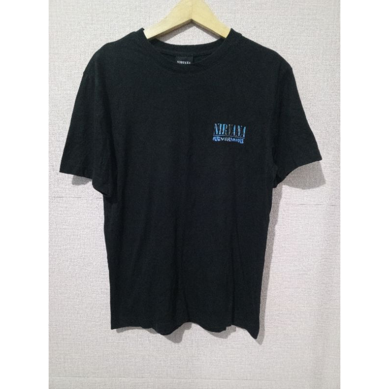 Baju Kaos vintage 2019 Band Nirvana Nevermind official tag second