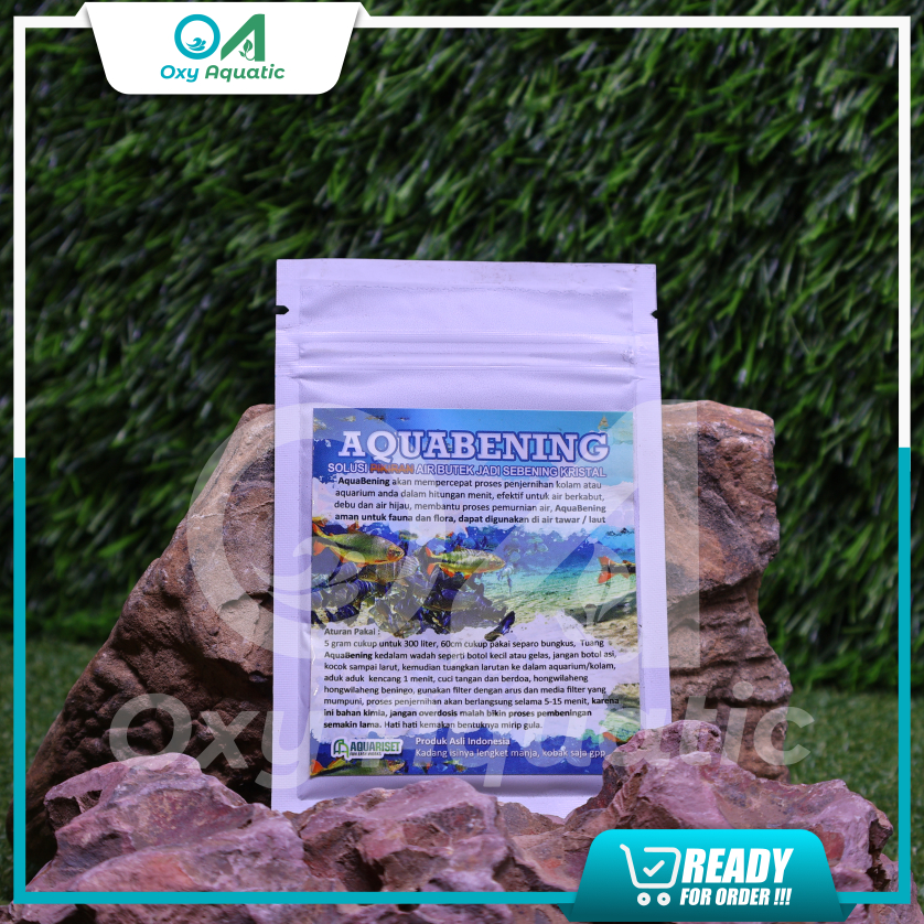 Aqua bening Penjernih Air Aquarium atau Kolam