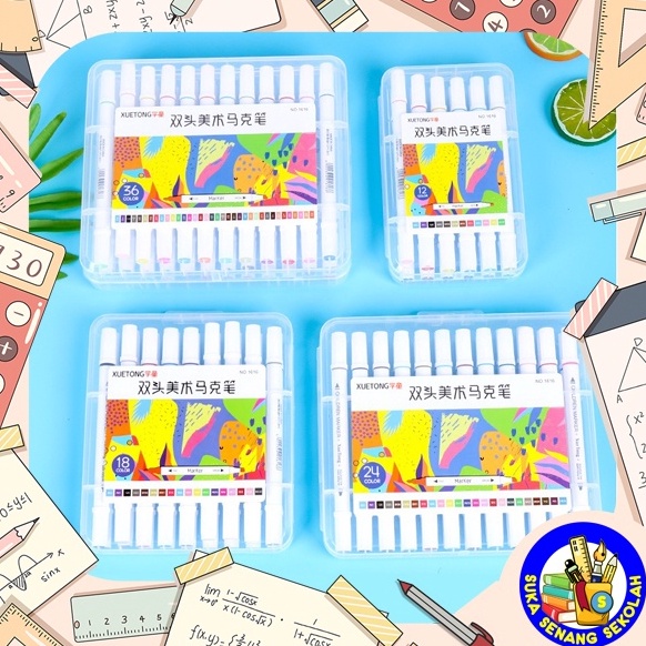 

KODE Y1H4 Marker Double Tip 24 Warna Spidol Warna S223
