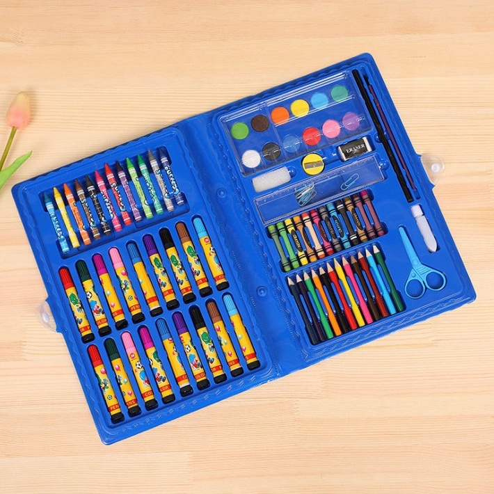

KODE H8R7 MOLAMOLA Crayon Set Isi 86 Pensil Warna Cat Air Alat Lukis Karakter Stationary Color Pencil
