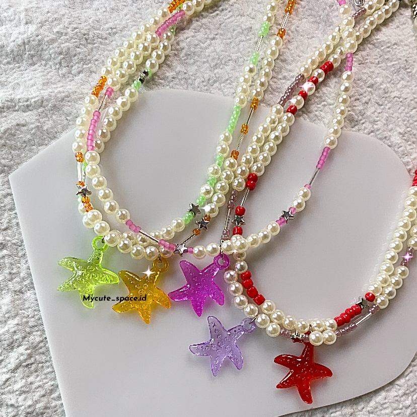 KALUNG MANIK MANIK MUTIARA KALUNG BALI PANTAI / KALUNG STARFISH